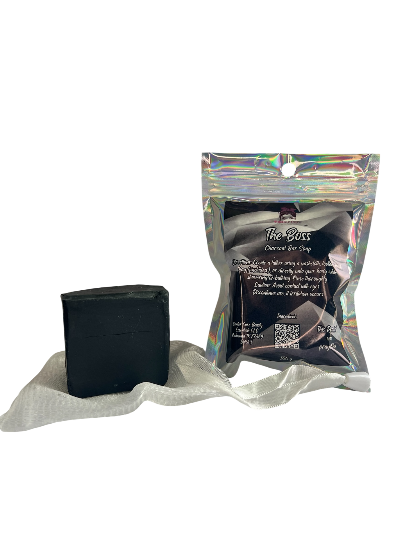 The Boss Charcoal Face & Body Bar Soap
