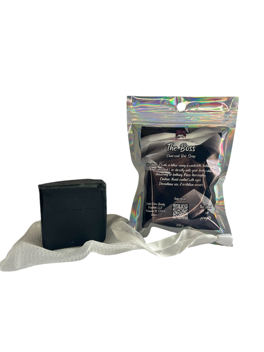 The Boss Charcoal Face & Body Bar Soap